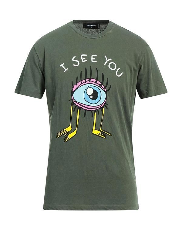 ディースクエアード メンズ トップス Tシャツ DSQUARED2 Military Green グリーン