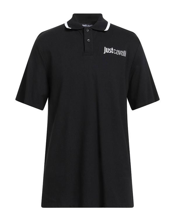 ジャストカバリ メンズ トップス ポロシャツ JUST CAVALLI Black ブラック