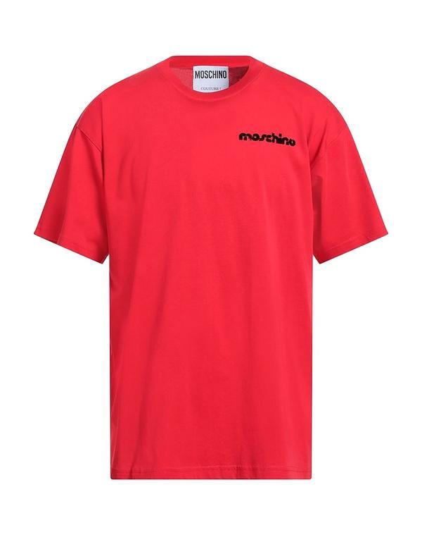 モスキーノ メンズ トップス Tシャツ MOSCHINO Red レッド