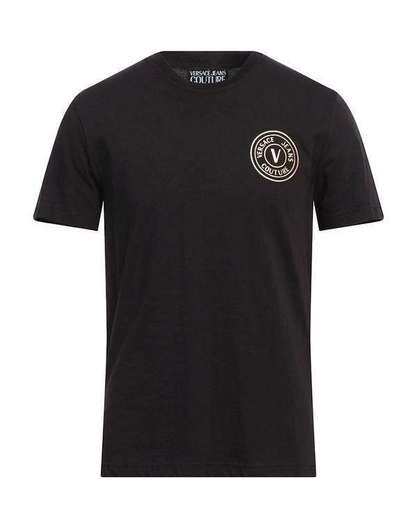 ヴェルサーチ メンズ トップス Tシャツ VERSACE JEANS COUTURE Black ブラック 22,176円