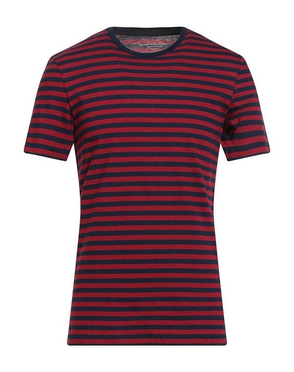 マジェスティック メンズ トップス Tシャツ MAJESTIC FILATURES Bordeaux