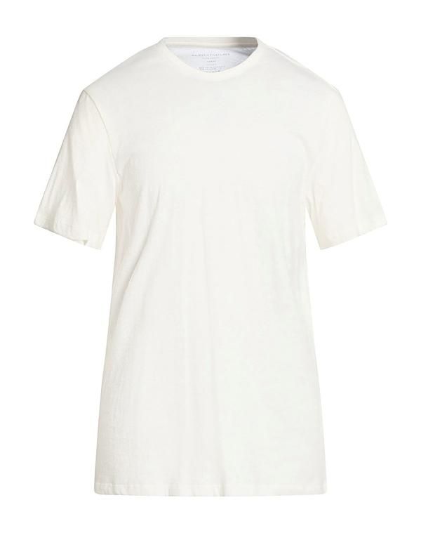 マジェスティック メンズ トップス Tシャツ MAJESTIC FILATURES Ivory アイボリー