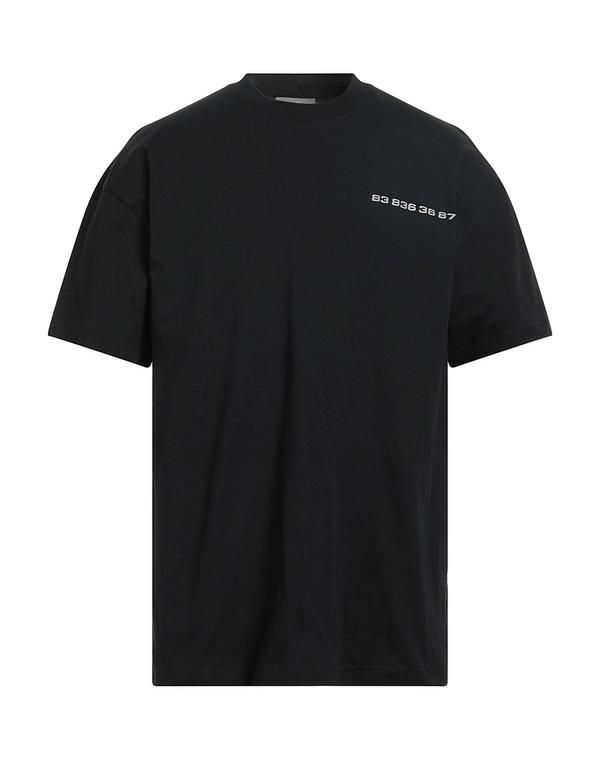ヴェトモン メンズ トップス Tシャツ VETEMENTS Black ブラック