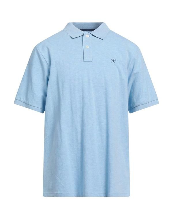 ハケット メンズ トップス ポロシャツ HACKETT Sky Blue ブルー