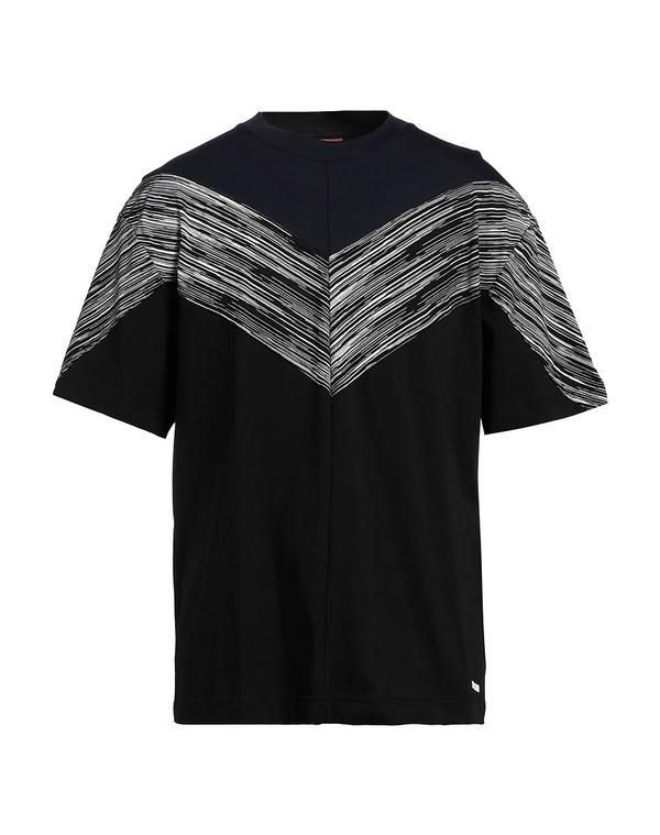 ミッソーニ メンズ トップス Tシャツ MISSONI Black ブラック
