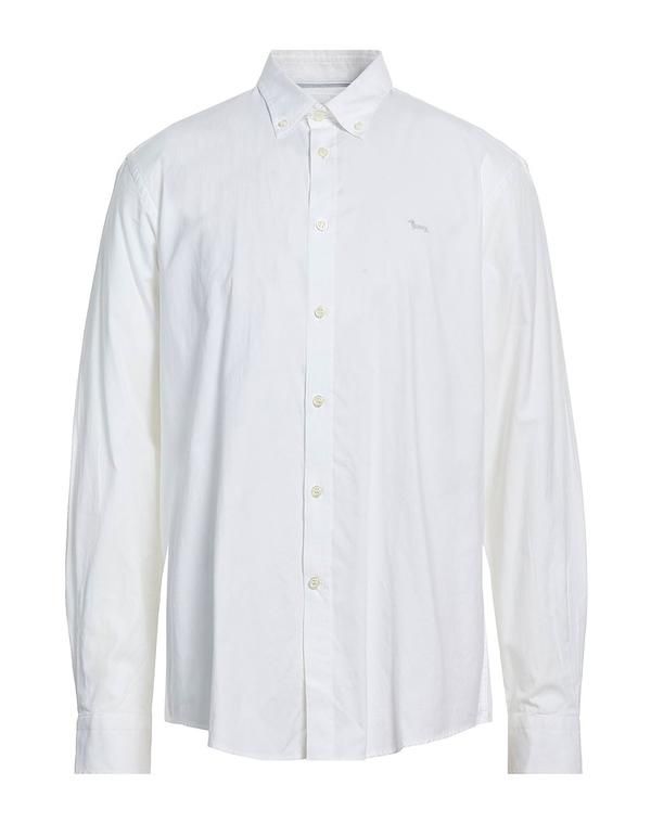 ハーモント ブレイン メンズ トップス シャツ HARMONT BLAINE White ホワイト