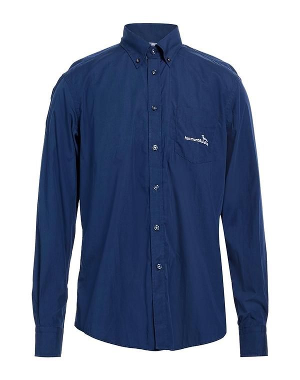 ハーモント ブレイン メンズ トップス シャツ HARMONT BLAINE Navy ネイビー