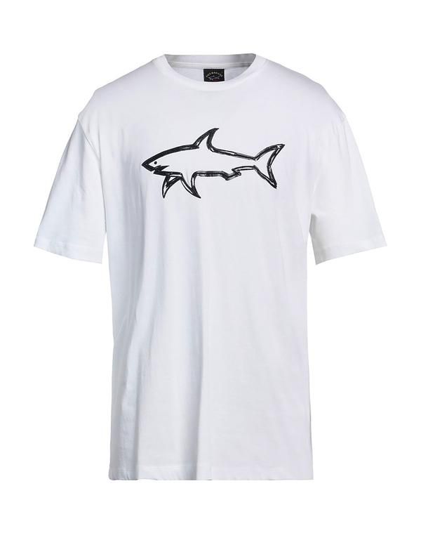 ポールアンドシャーク メンズ トップス Tシャツ PAUL SHARK White ホワイト