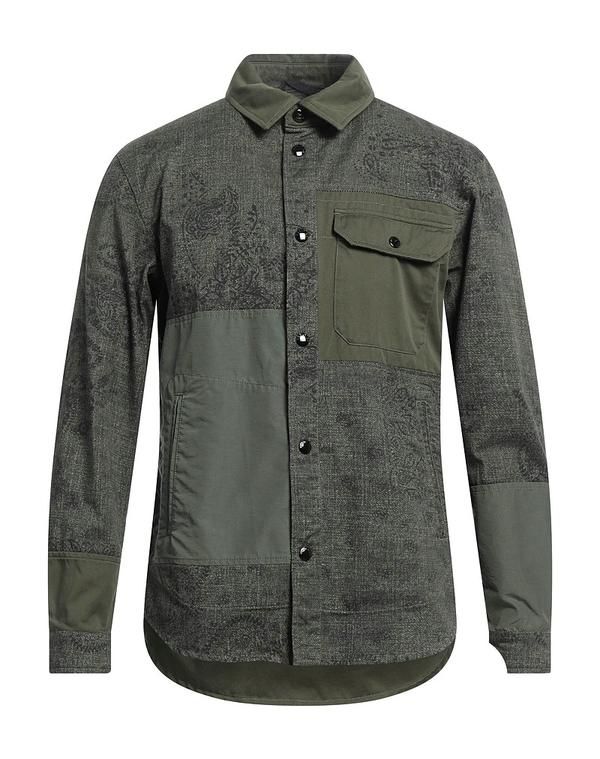 ウール リッチ メンズ トップス シャツ WOOLRICH Military Green グリーン