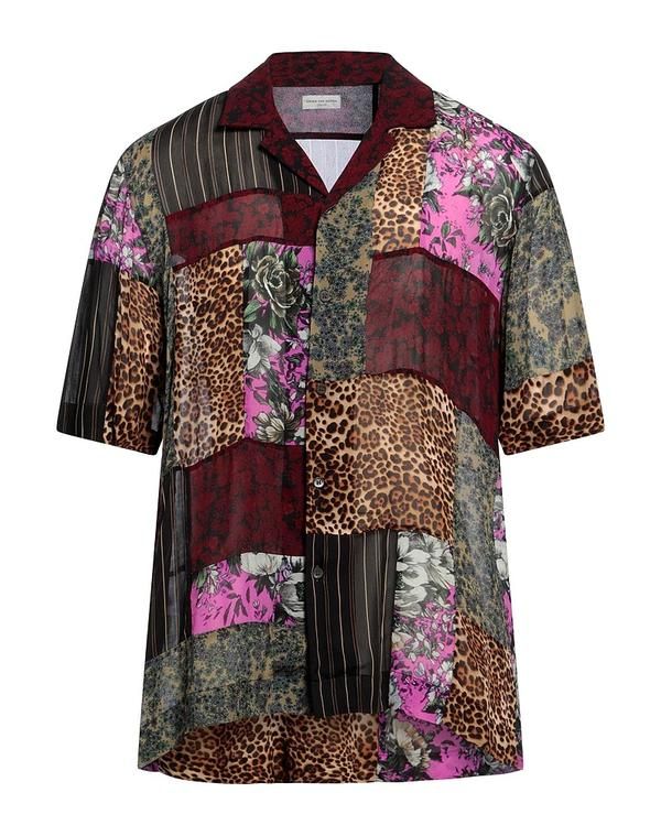 ドリス・ヴァン・ノッテン メンズ トップス シャツ DRIES VANOTEN Bordeaux