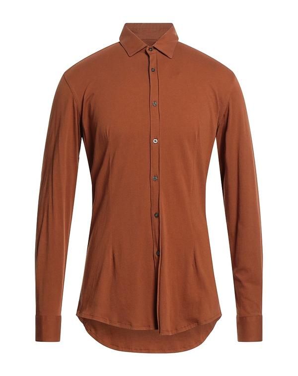 ダニエレ アレッサンドリー二 メンズ トップス シャツ DANIELE ALESSANDRINI HOMME Brown ブラウン