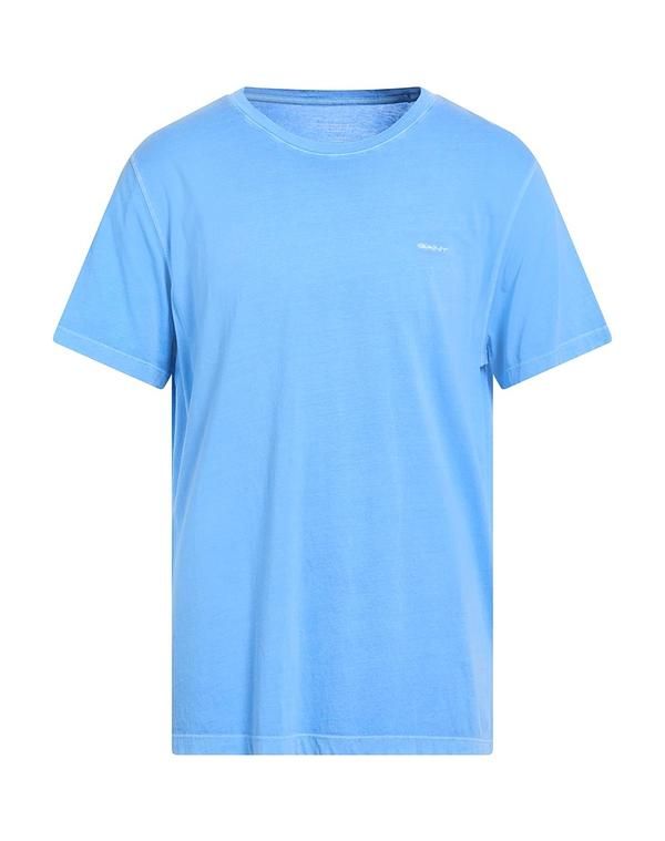 ガント メンズ トップス Tシャツ GANT Light Blue ブルー