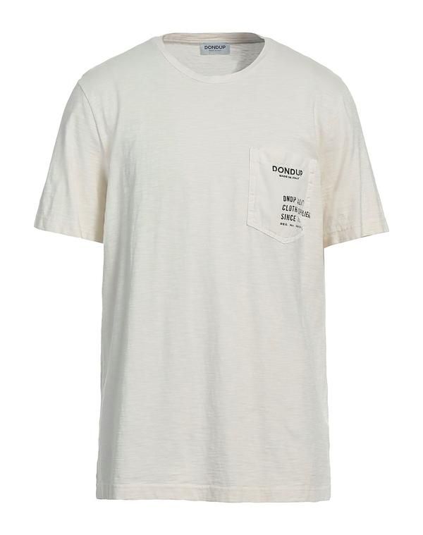 ドンダップ メンズ トップス Tシャツ DONDUP Ivory アイボリー