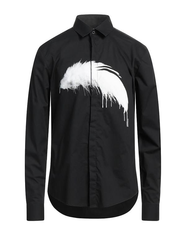 パトリツィア ペペ メンズ トップス シャツ PATRIZIA PEPE Black ブラック