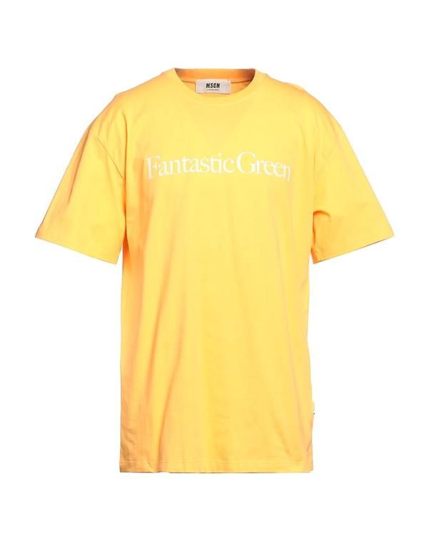 エムエスジイエム メンズ トップス Tシャツ MSGM Apricot アプリコット