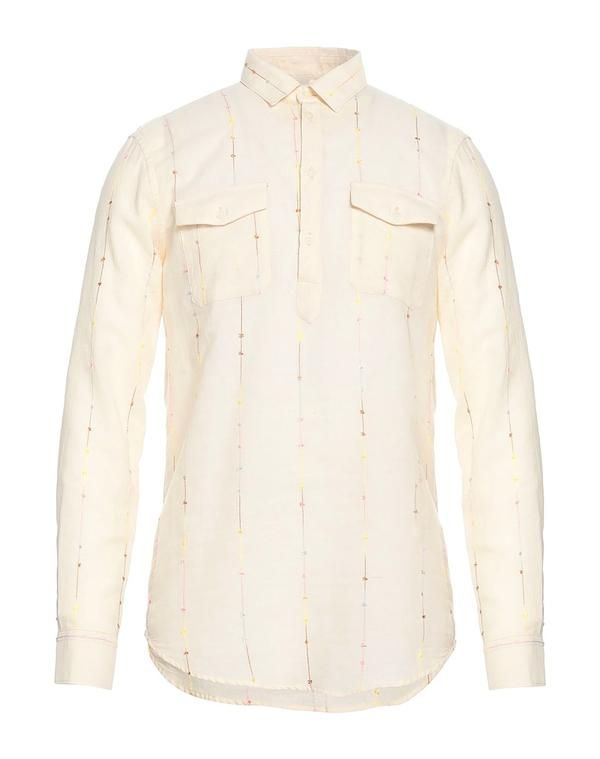 ダニエレ アレッサンドリー二 メンズ トップス シャツ DANIELE ALESSANDRINI HOMME Ivory アイボリー