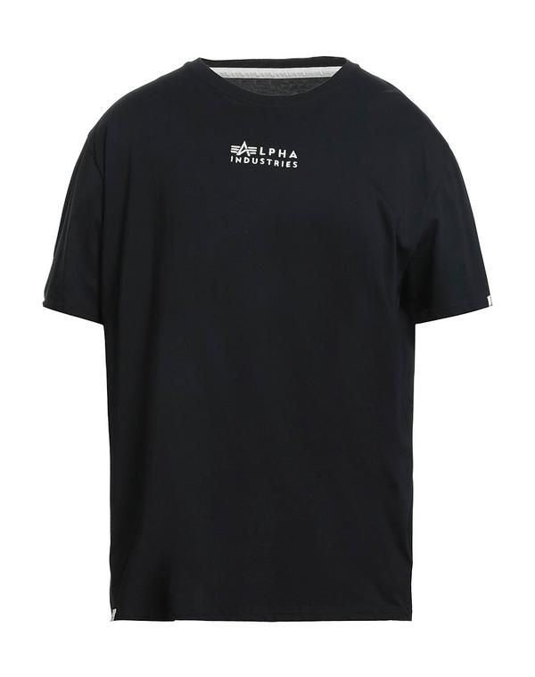 アルファインダストリーズ メンズ トップス Tシャツ ALPHA INDUSTRIES Black ブラック