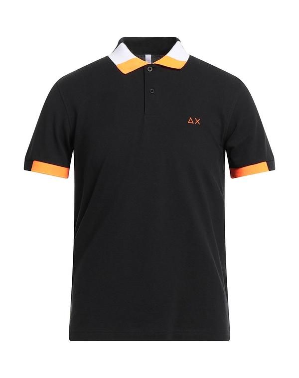 サンシックスティーエイト メンズ トップス ポロシャツ SUN 68 Black ブラック