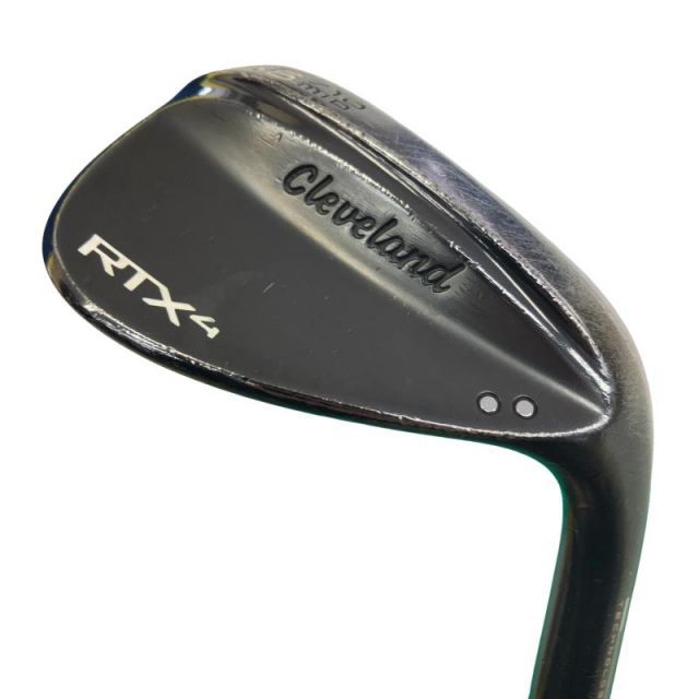【中古】 クリーブランド Cleveland RTX-4 ブラックサテン 56°/10° MID ウェッジ WG 純正特注シャフト (フレックスS) メンズ 男性用 右利き 右用 Cランク ゴルフクラブ