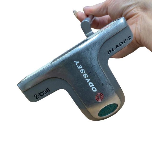 【中古】 オデッセイ WHITE STEEL 2・ball BLADE2 34インチ パター PT スチール (フレックスその他) メンズ 男性用 右利き 右用 Cランク ゴルフクラブ