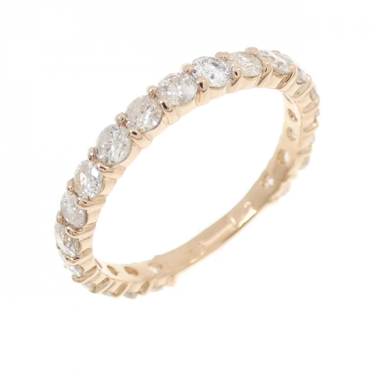 K18PG ダイヤモンド リング 1.0CT