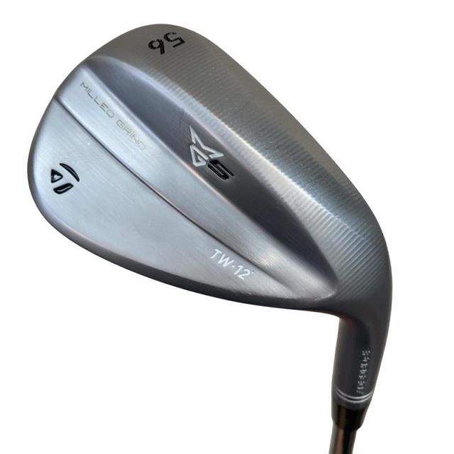 【中古】 テーラーメイド Taylor Made MILLED GRIND 5 56°/12°TW ウェッジ WG 純正特注シャフト (フレックスS) メンズ 男性用 右利き 右用 Cランク ゴルフクラブ