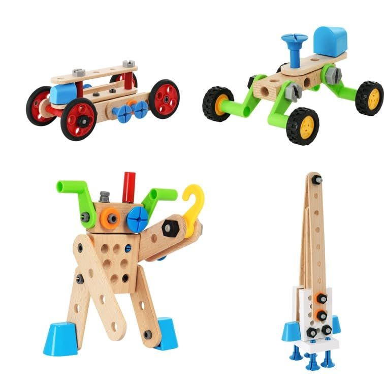 BRIO (ブリオ) ビルダー コンストラクションセット 34587 対象年齢 3歳~ 「全136ピース」 【おもちゃ 玩具 木製おもちゃ ブロック 大工遊び ごっこ遊び プレゼント（誕生日/クリスマス）】ma 8889d4b8
