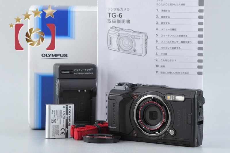 【416】中古】OLYMPUS デジタルカメラ Tough TG-6 ブラック 中古】OLYMPUS オリンパス TOUGH TG-6 ブラック コンパクトデジタル