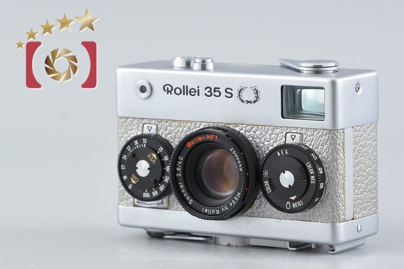 【中古】Rollei ローライ 35S シルバー 10周年記念モデル コンパクトフィルムカメラ