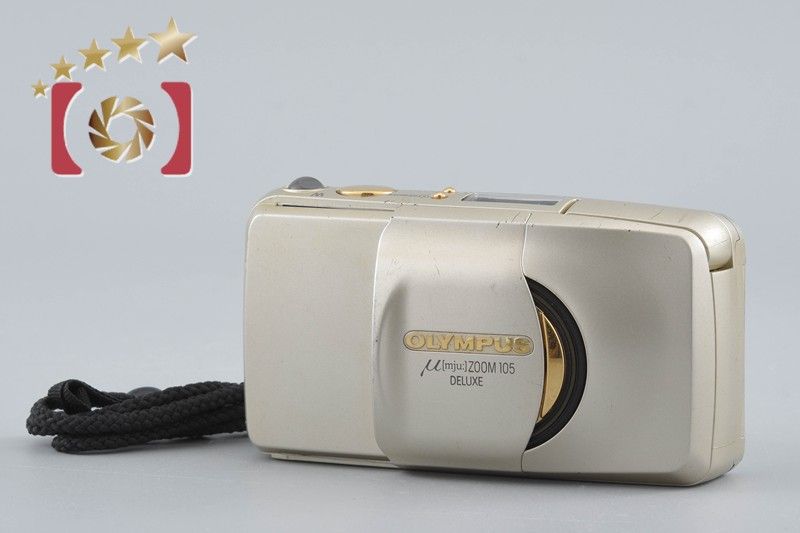 【中古】OLYMPUS オリンパス μ[mju:] ZOOM 105 DELUXE コンパクトフィルムカメラ