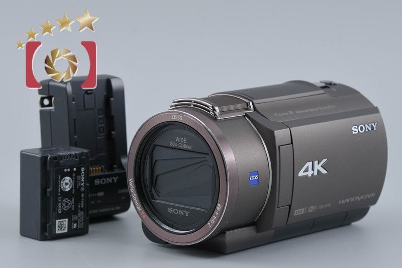 【中古】SONY ソニー HANDYCAM FDR-AX45 ブロンズブラウン ビデオカメラ 多言語対応