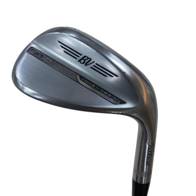 【中古】 タイトリスト VOKEY SPIN MILLED SM10 ツアークロム 56°/10°S ウェッジ WG Dynamic Gold (フレックスS) メンズ 男性用 右利き 右用 Cランク ゴルフクラブ