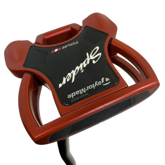 【中古】 テーラーメイド Spider Tour RED(サイトライン) ダブルベンド 34インチ パター PT スチール (フレックスその他) メンズ 男性用 右利き 右用 Cランク ゴルフクラブ
