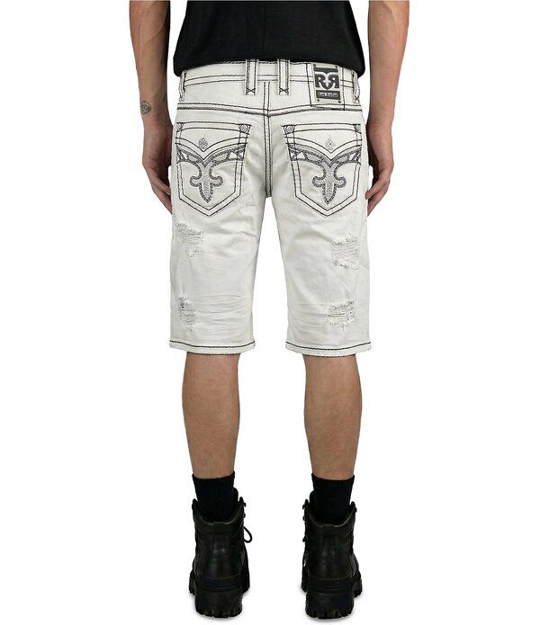ロックリバイバル メンズ ボトムス ハーフパンツ・ショーツ ショートパンツ デニム Rock Revivalylee 14 Inseam White Denim Shorts White ホワイト - メルカリ