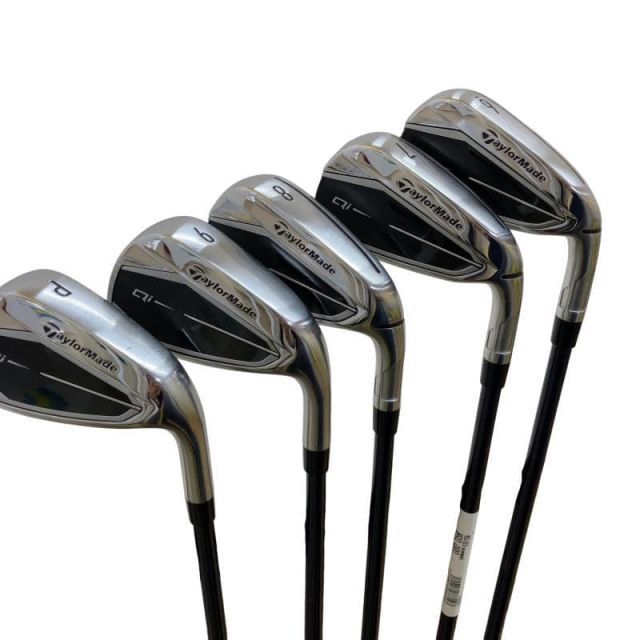 【中古】 テーラーメイド Qi 5S アイアンセット IR Diamana BLUE TM60(Qi IR) (フレックスS) メンズ 男性用 右利き 右用 Cランク ゴルフクラブ