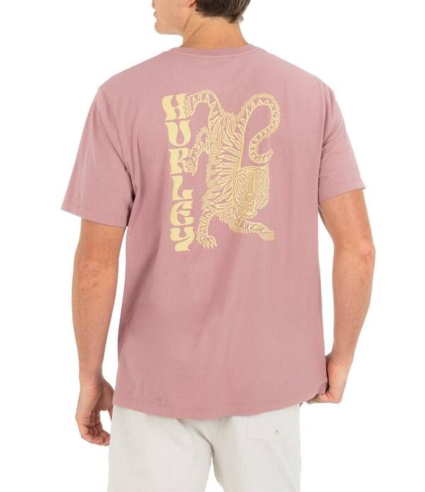 ハーレー メンズ トップス シャツ Hurley Tigre Short Sleeve TShirt Phantom Rose