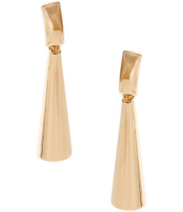 ディラーズ レディース アクセサリー ピアス・イヤリング Dillards Flare Drop Linearrings Gold ゴールド