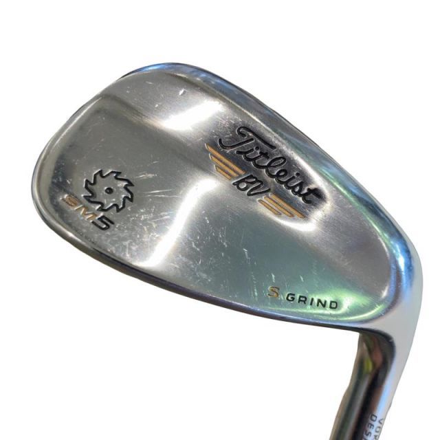 【中古】 タイトリスト VOKEY SPIN MILLED SM5 ツアークロム 58°/07°S USA ウェッジ WG Dynamic Gold (フレックスその他) メンズ 男性用 右利き 右用 Cランク ゴルフクラブ
