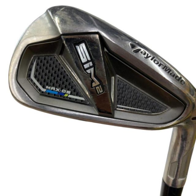 中古】 テーラーメイド SIM2 MAX・OS 5S アイアンセット IR KBS MAX