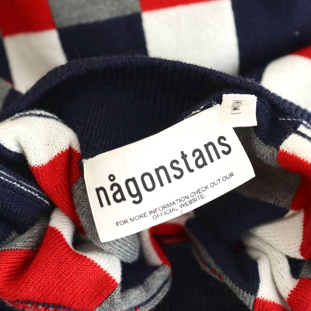 ナゴンスタンス nagonstans サンプル品 25AW jacquard knit プル