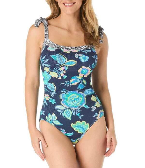ビーチハウス レディース トップス ワンピース Beachouse Diamond Meadows Brooke Scoop Neck Underwire One Piece Swimsuit Admiral