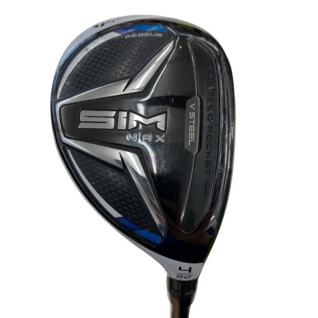 【中古】 テーラーメイド SIM MAX U4 ユーティリティ UT TENSEI BLUE TM60(UT) (フレックスS) メンズ 男性用 右利き 右用 Cランク ゴルフクラブ