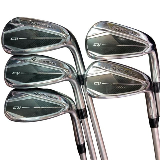 【中古】 テーラーメイド Qi 5S レディース アイアンセット IR ELDIO TM40(Qi IR) (フレックスL) レディース 女性用 右利き 右用 Cランク ゴルフクラブ