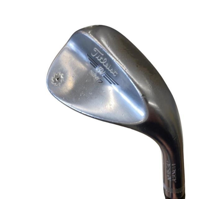【中古】 タイトリスト VOKEY SPIN MILLED SM7 ツアークロム 56°/14°F ウェッジ WG Dynamic Gold (フレックスS) メンズ 男性用 右利き 右用 Dランク ゴルフクラブ