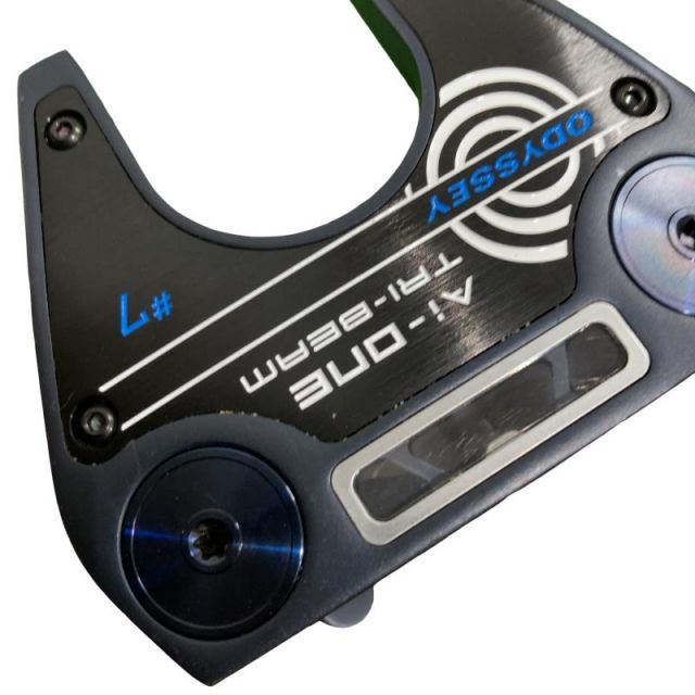 【中古】 オデッセイ Ai-DUAL TRI-BEAM #7 CH 34インチ パター PT STROKE LAB 90 スチール (フレックスその他) メンズ 男性用 右利き 右用 Cランク ゴルフクラブ