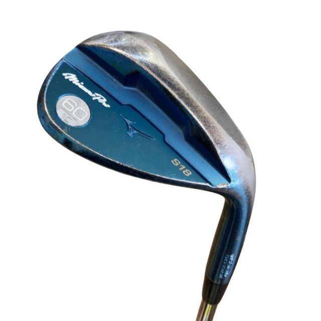 中古】 ミズノ Mizuno Pro S18(ブルー) 60°/10° ウェッジ WG 純正特注