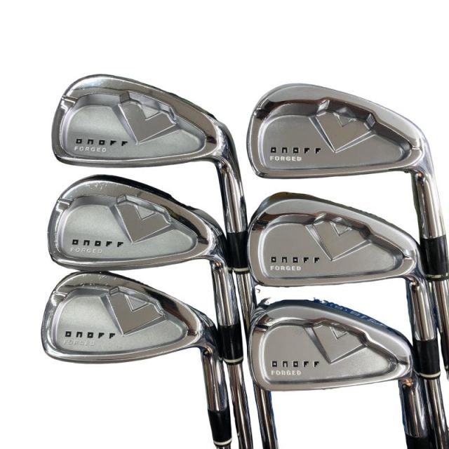 【中古】 ダイワ(グローブライド) ONOFF FORGED(2011) 6S アイアンセット IR NS PRO 850GH (フレックスR) メンズ 男性用 右利き 右用 Cランク ゴルフクラブ