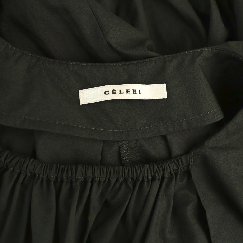 セルリ CELERI 25SS Cocoon ブラウス ノースリーブ ケープデザイン 