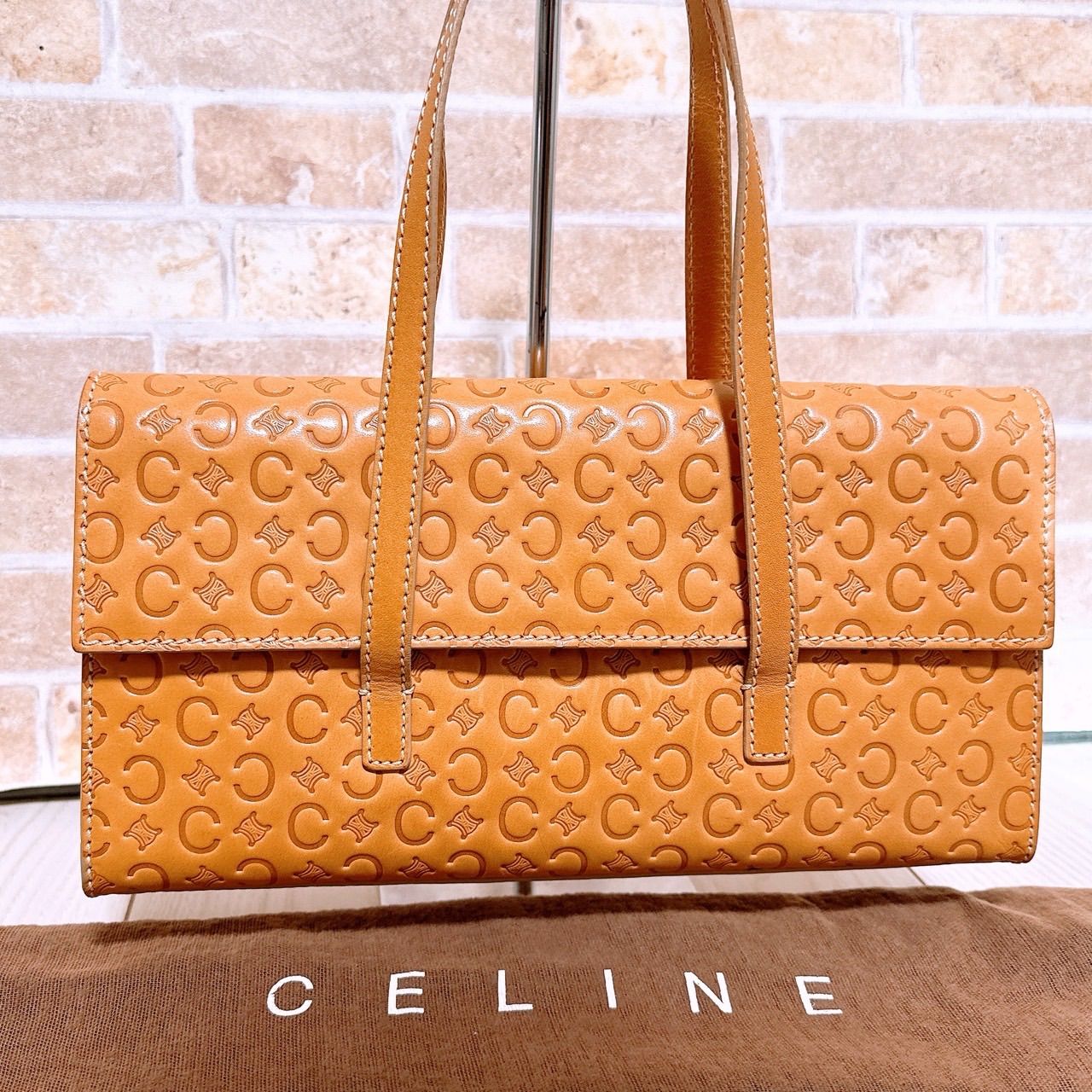 美品) CELINE(セリーヌ)ハンドバッグ レザー - メルカリ