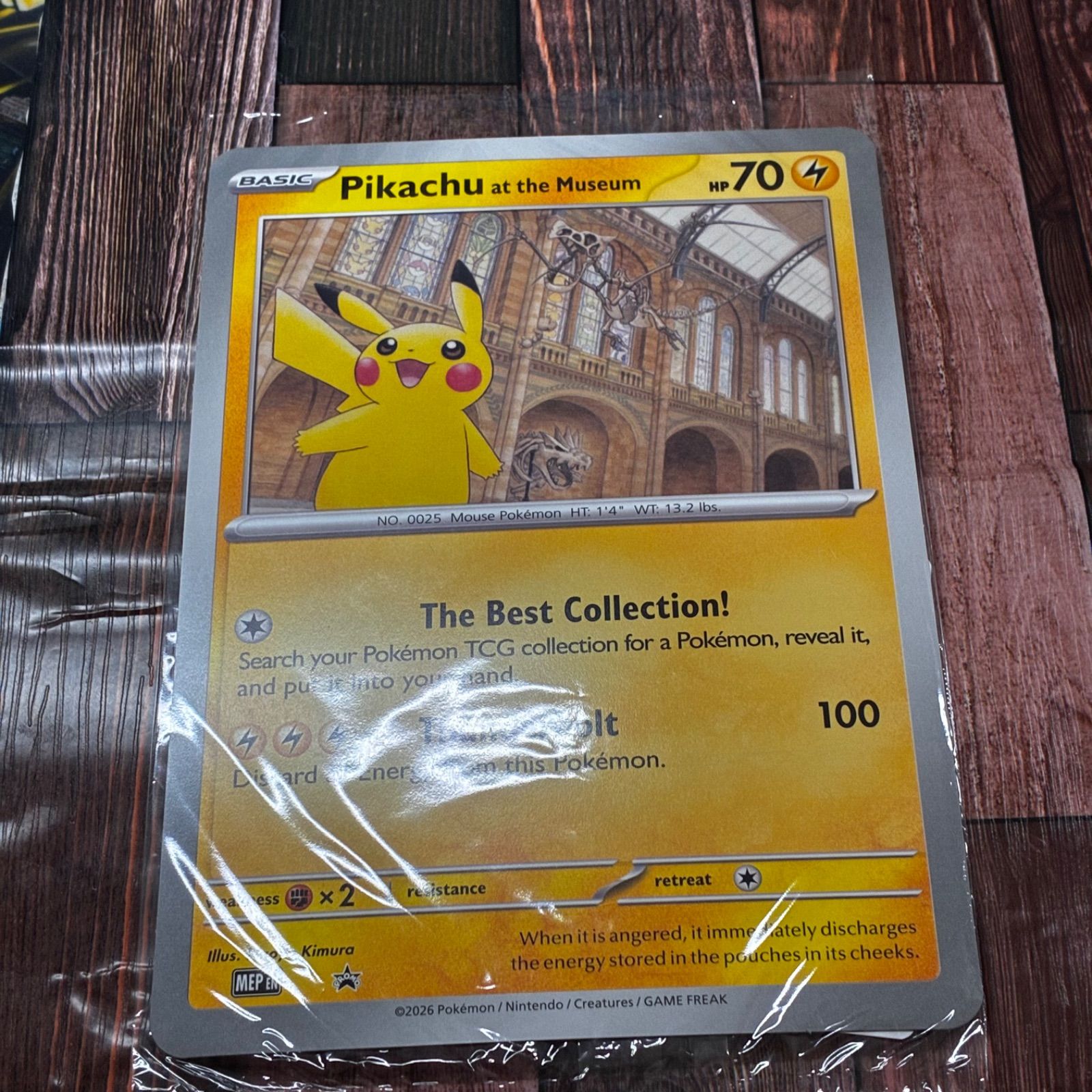 Pikachu at the Museum ジャンボカード プロモ 英語版 海外限定 - メルカリ